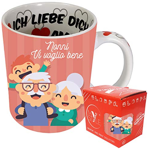 My Custom Style Tazza I Love You Ceramica#Nonni-Nonni#325ml