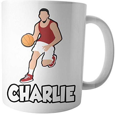 Tasse personnalisée - Basketball - Cadeau - Anniversaire - Noël - Bas de remplissage - Père Noël