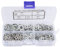 Broco 700pcs Verzinkte gezahnt Zahnscheibe Flach Set Befestigungswerkzeug M3 / M4 / M5 / M6 / M8