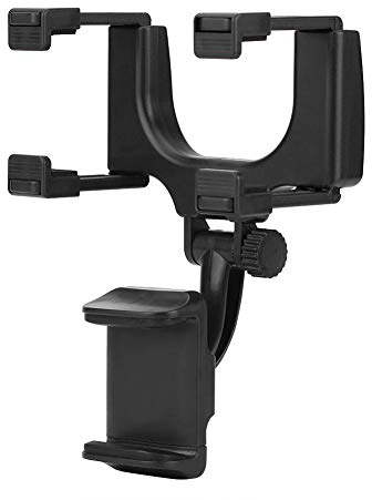 Gorgeri Handyhalterung Auto Rückspiegel, Universal Auto Rückspiegel Spiegelhalter Telefonhalter Ständer für for iPhone GPS Smartphone, Phone Holder