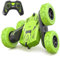 SGILE RC Stunt Car Toys, Direct Charge Remote Control Car with 2 Sided 360 Rotation Gifts for Boys Girls Kids Age 6+, Green