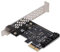 Yunir Scheda di espansione da PCI-E a SATA 3.0, schede PCI-E Schede Adattatore di espansione da PCI Express a SATA 3.0 a 2 Porte SATA III 6Gbps