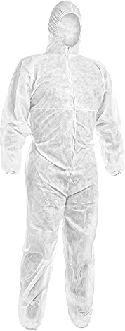 Brben Tuta Protettiva Corpo Intero Monouso Microporosa Impermeabile Protezione Tipo 5-B/6-B (XL)