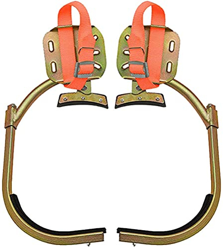 ZWJABYY Tree Climbing Spike Set,Strumento per Arrampicare,Ramponi per Alberi,Tree Climbing Ramponi L'Albero Saldatura di Precisione Arrampicarsi per Scegli I Pinoli,Raccogliere Frutta.,model600