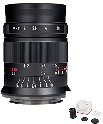 7artisans 60 mm F2.8 II APS-C 1:1x Super Macro Lente de cámara sin Espejo Adecuado para cámaras Sony E-Mount A6500 A6300 A6100 A6000 A5100 A5000 A9 NEX-3