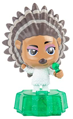 TOMY L73112 Ash mit LED Kristall Bühne, Film Figuren, Sammelfiguren für Kinder, Kinderspielzeug Sing 2 Fans, 3 Jahre +