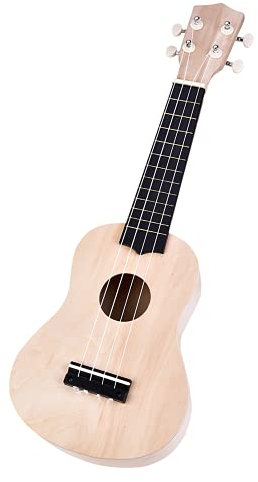 DIY-Ukulele, 21-Zoll-Ukelele-Bausatz aus Lindenholz, tragbar für Ukulele-Zubehör für Eltern und für Handarbeit