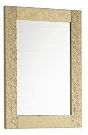 ARHome Spiegel Luxury, 76 x 56 cm, Gold, Wandspiegel, Made in Italy