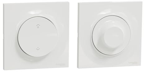 Schneider Electric - Wiser Odace - Kit commande sans fils et variateur de lumière zigbee 3.0 - S520513K