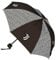 Coriex Faltbarer Regenschirm 52/8 Juventus Schwarz/Weiß