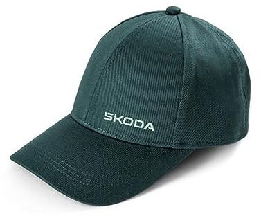 Skoda 000084300BC549 Baseballcap Baseballkappe Basecap Mütze Cap Kappe, grün