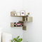WEMYUFURN Wand-Eckregal Sonoma-Eiche 40x40x50 cm Holzwerkstoff, Regale Wand Sideboard Wandregal Bücherregal für Wohnzimmer, Schlafzimmer und Büro