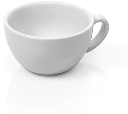 36x Cappuccino Tasse Obertasse Italia 200 ml weiß, Porzellan