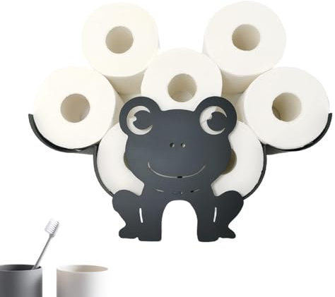 Wpsagek Support De Rangement Mural pour Papier Hygiénique,Support Mural pour Papier Hygiénique,Support de Stockage Moderne pour Rouleaux de Papier - Porte-Papier hygiénique en Forme d'animal,
