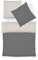 liebling Halbleinen Bettwäsche 240 x 220 + 2 x 80 x 80 cm, Farbe Schiefer-leinen, Bettbezug aus 50% Leinen & 50% Baumwolle, kühlend & atmungsaktiv, waschbar 60 Grad, Ökotex 100