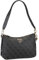GUESS Eco Erica Top Zip Shoulder Bag Coal Logo