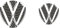 HLMNAKE Interior Sticker Abdeckung aus Carbonfaser, Auto Trim Tuning Dekoration Accessoires für 2014-2020 VW Golf 7 (Embleme Front + Hinten)
