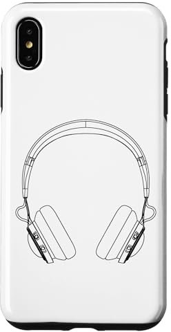 Custodia per iPhone XS Max Cuffie per gli amanti della musica