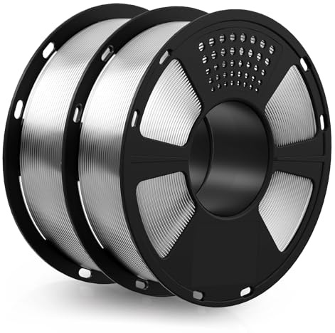 GEEETECH PETG Filament transparent, 2x1kg Spule für 3d Drucker