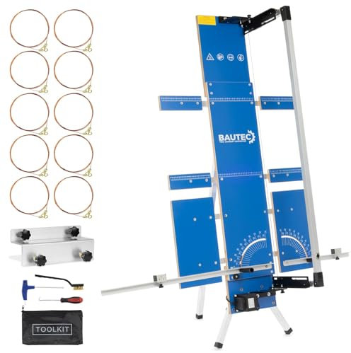 BAUTEC Styroporschneider GAZELLE Modell 7 Butterfly » 200 Watt / 1.300mm » Starter-Set inkl. 10 Schneidedrähte, Gerüsthalterung » Heißdrahtschneider