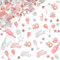 40 Konfetti Geburtstag Deko 40 Tischdeko Geburtstag dekoration Confetti 40. Streudeko Geburtstagsdekoration Roségold Frauen Männer