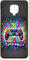 FunKaz Coque pour Xiaomi Redmi Note 9 Pro - Gamer Manette de Jeu Fond Multicolore - Coque Noire TPU