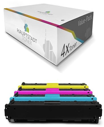 HAUPTSTADT TONER XXL kompatibler Toner 4X kompatibel für HP Color Laserjet Pro M252 M274 M277 ersetzt CF400X-03X 201X