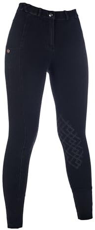 HKM Damen Hose Harbour Island Denim Silikon-kniebesatz