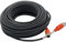 omniVID®️ 20m Kabel Rundstecker 4 Pin Stecker auf Buchse, passend für Rückfahrkamera Anschlusskabel und Rückfahrkameras für LKW, Wohnwagen mit 4-Pin Schraubanschluss.