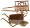 Kisangel 2 Pièces modèle de Chariot Enfant en Bas âge Mini Panier Wagon Miniatures transpalette Manuel Mini Chariot de Courses Miniature de Caddie Petit Caddie Mini-Panier Abdos