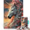 teenagers 1000 Piece Jigsaw Puzzle Floral Magical Unicorn Difficult and Challenge 26x38cm Birthday Present, Gifts for Age 14 Years Up