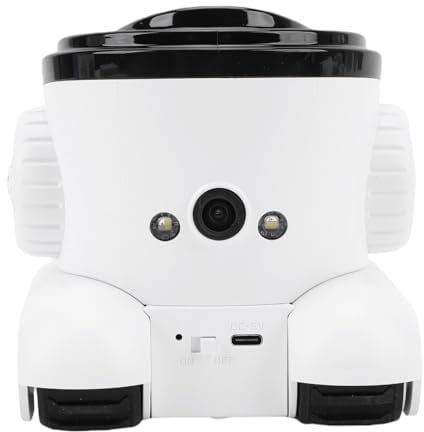 MENDUNER WiFi Pet Camera with Treat Dispenser & Auto Tracking, 1080P HD Indoor Security Camera, 2 Way Audio, PIR Motion Detection, Night Vision, US Cloud/128GB SD