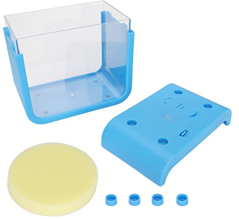 Mavaol Mini-Aquarium mit LED-Licht, abnehmbares Aquaponic-Betta-Aquarium für Büro, Zuhause, Schreibtisch-Dekoration