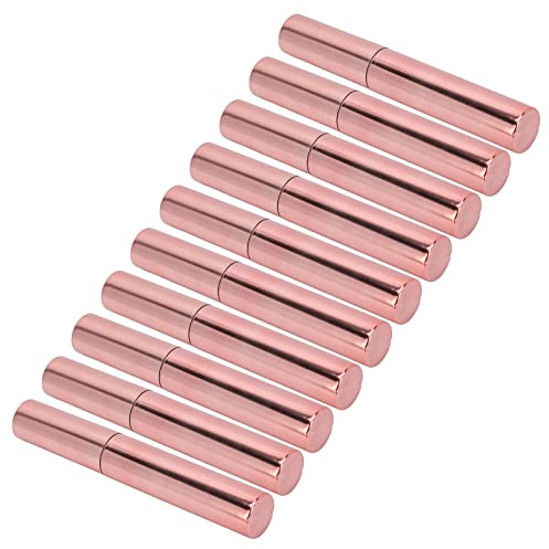 BRRNOO Tube de Mascara Vide, Tube de Sérum de Cils Vide Tubes de Colle de Cils Récipient de Mascara Liquide 10 Pièces 10 Ml avec Insert en Caoutchouc