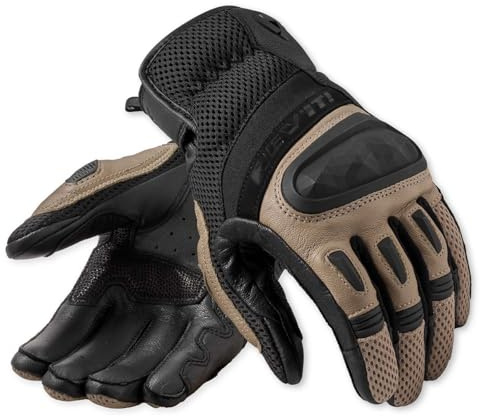 Revit Dirt 4 Motorrad Handschuhe, schwarz/Sand, 3XL