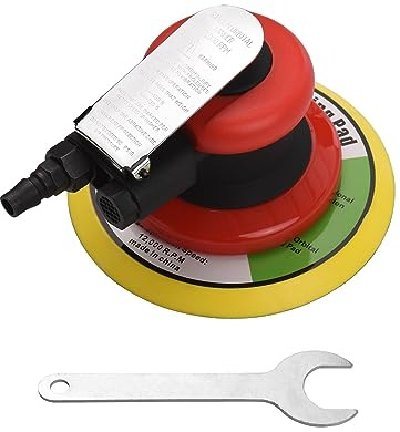 Pulidor Húmedo, Lijadora Orbital neumática, amoladora de aire, 6 /5, pulidora excéntrica al vacío/máquina rectificadora, herramientas lijado y encerado, pared coche, Metal madera
