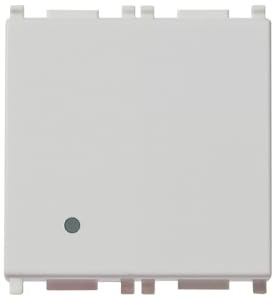 VIMAR SERIE Wandhalter-Cross Schalter 1 polig 16 AX 2-Silver