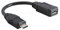 System-S Câble adaptateur micro USB mâle vers micro USB femelle Câble de données Câble de charge Rallonge 16 cm