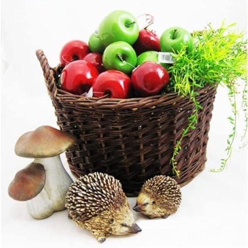 Deko- Apfel rot lackiert aus Kunststoff ca. 8 cm