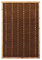 bambus-discount.com Clôture en osier avec élément Mia de 180 x 120 cm de qualité supérieure, saule bouilli dans un cadre en bois teinté