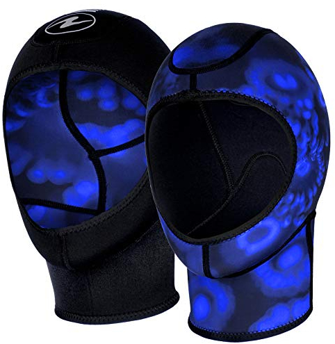 Aqua Lung Kopfhaube 3mm für Bali und Mahe Unisex CAMOBLUE, Größe:M