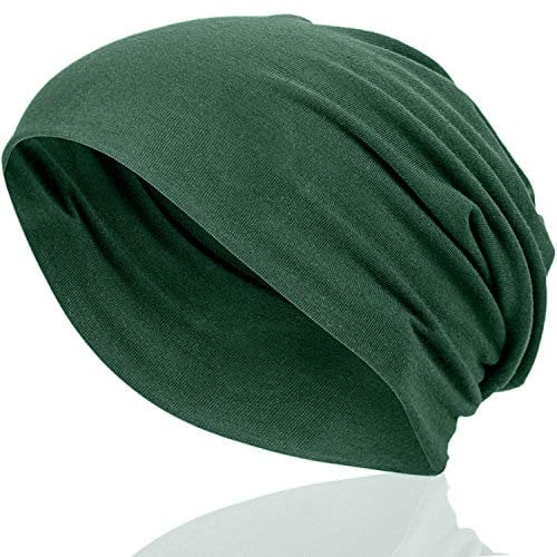Ted Williams Unisex Beanie grün aus feinem Jersey Gewebe - Atmungsaktiv, Elastisch, One Size