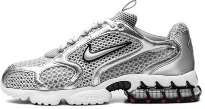 Nike Air Zoom Spiridon Cage 2, Sneaker Hombre, Lt Smoke Grey/Metallic Silver, 46 EU