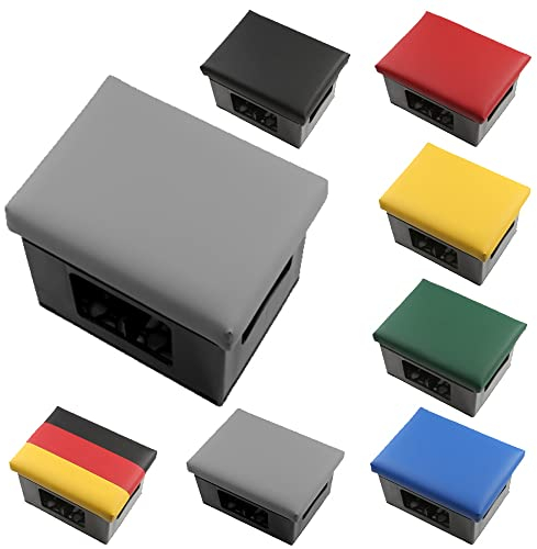 Bierkistensitz Bierkiste Bierkastensitz Sitz Bierkasten Sitz Sitzauflage Kasten Aufsatz Hocker Auflage Polster Stehtische (Grau)