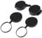 Milisten 3 Pcs Rubber Eyepiece Lens Cap for Binoculars, Small and Lightweight Objective Lens Cover, Dust protection and Scratches, Easy to Replace and Carry