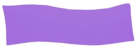 Dukal | Bezug für Billerbeck Sinus Seitenschläferkissen | 30x130 cm | aus hochwertigem DOPPEL-Jersey | 100% Baumwolle | Farbe: Lavendel