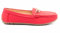 Womens Ladies Comfy Loafers Soft Slip ON Flat Work Office Pumps Shoes Size 3-8 Red3