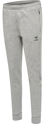 hummel Damen Hmloffgrid Wo Casual Pants, Grey Melange/Forged Iron, XS EU