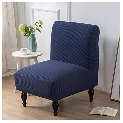 AQIGR Sesselbezug/Sofabezug ohne Armlehnen Elastischer für 1-Sitzer-Sofa Stretch Samt Stuhlschonbezüge Sesselschoner Abnehmbare Waschbare für Wohnzimmer Hotel Haus Esszimmer (Color : #13, Size : 1PC)