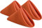 Utopia Home [12 Stück, orange] Stoffservietten, 43,2 x 43,2 cm, 100% Polyester-Servietten mit gesäumten Kanten, waschbare Servietten, ideal für Partys, Hochzeiten und Abendessen